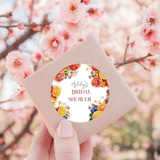 Adesivo Redondo Chá de panela de Citros Principal (Criador carregado)