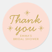 Chá de panela de escrita manual Pastel Peachy