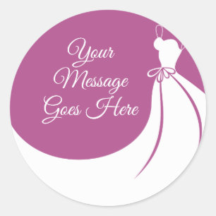 Adesivo Redondo Chá de panela de palhaço elegante e branco