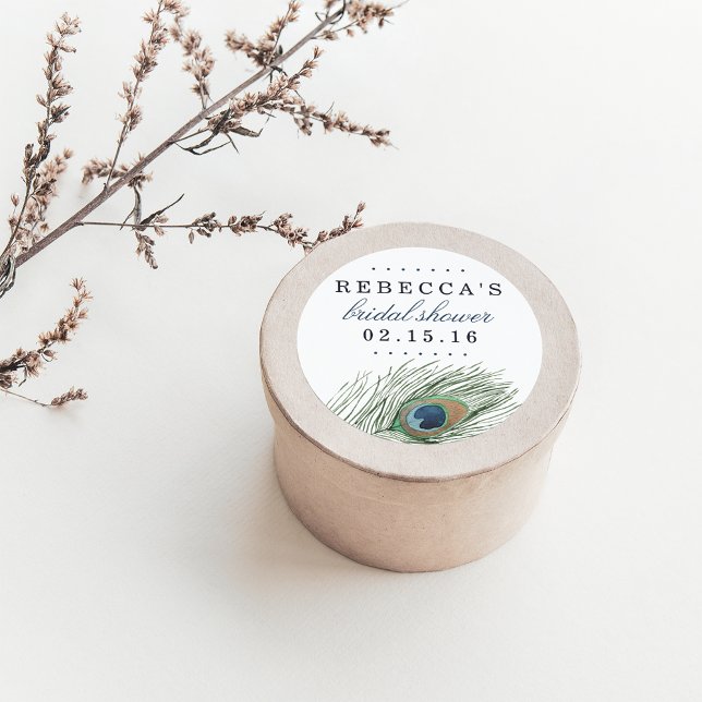 Adesivo Redondo Chá de panela de Patilha de Aquarela (Criador carregado)