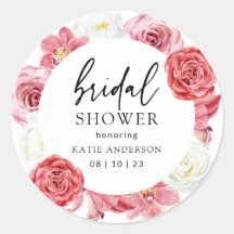 Chá de panela de Verão de Arco Floral Rosa