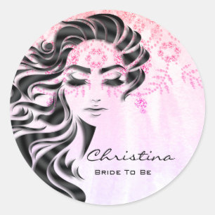 Adesivo Redondo Chá de panela Doce 16º Makeup Princess Royal Pin