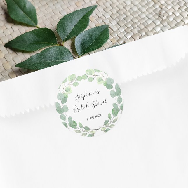 Adesivo Redondo Chá de panela Eucalyptus (Criador carregado)