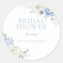 Chá de panela Floral Azul e Branco Botânico