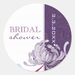 Adesivo Redondo Chá de panela Floral Puro