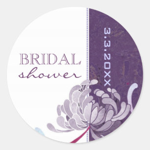 Adesivo Redondo Chá de panela Floral Puro