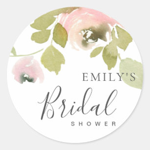 ADESIVO REDONDO CHÁ DE PANELA FLORORÍFICO DE ROSA FLORÍFICO DE ÁGU