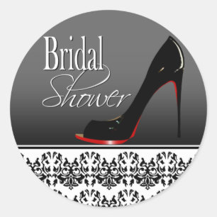 Adesivo Redondo Chá de panela Modern Damask Stiletto