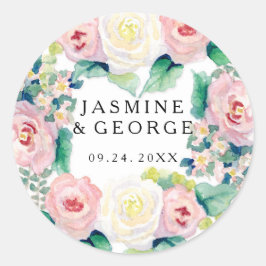 Adesivo Redondo CHÁ DE PANELA MODERN - Maiúsculas - Maiúsculas com