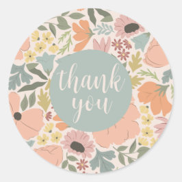 Adesivo Redondo Chá de panela ou casamento