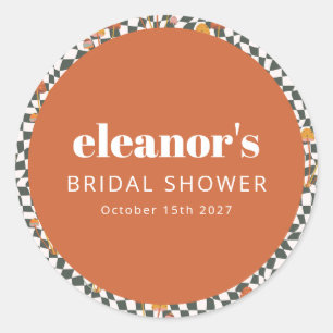 Adesivo Redondo Chá de panela Personalizado do Cogumelo do Verific