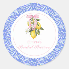 Adesivo Redondo Chá de panela rosa de Arco Dolce Vita Lemon