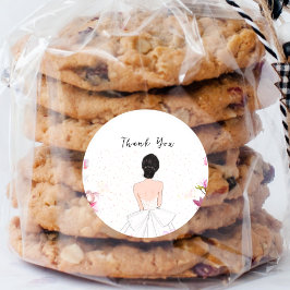 Adesivo Redondo Chá de panela simples e bonito