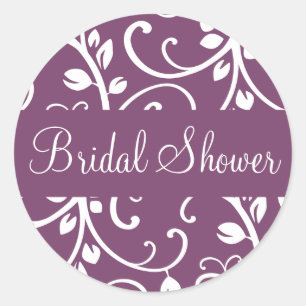 Adesivo Redondo Chá de panela Vinha Floral Envelope Vinheta Vinhet