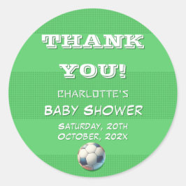 Adesivo Redondo Chá do Bebezinho do Esporte Futebol