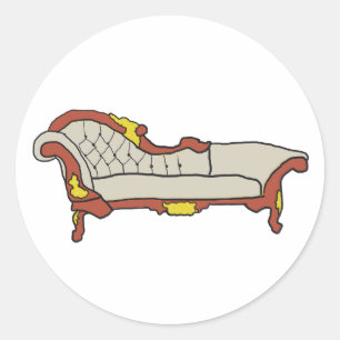 Adesivo Redondo Chaise Longue