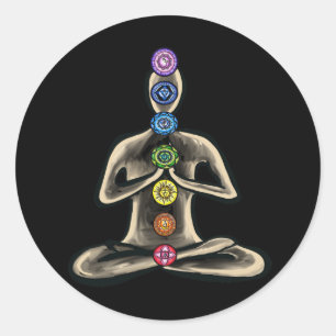 Adesivo Redondo Chakra pôr