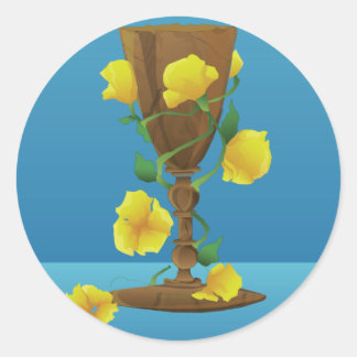 Adesivo Redondo Chalice Medieval"