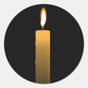 Adesivo Redondo Chama Eterna