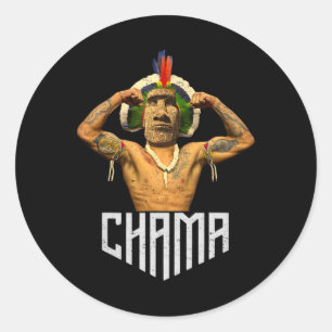 Adesivo Redondo Chama Paotan Mma Fan Jjb Boxe Muay Thai Kickboxi