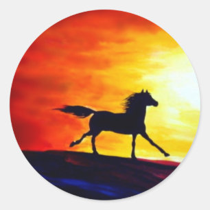 Adesivo Redondo Chamada de Liberdade