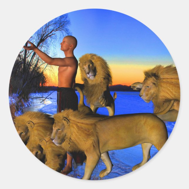 Adesivo Redondo Chamada de Wild (Frente)