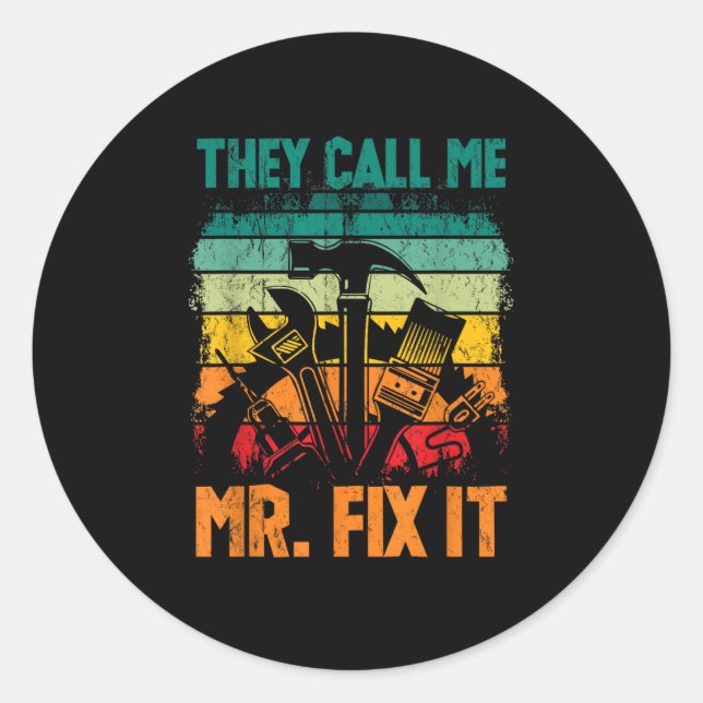 Adesivo Redondo Chamam-Me Sr. Fix. (Frente)