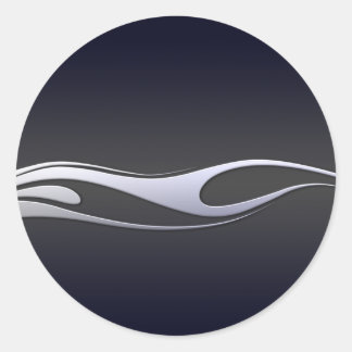 Adesivo Redondo Chamas do cromo