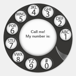 Adesivo Redondo Chame o Homem!