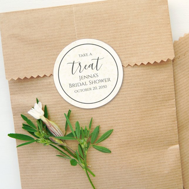 Adesivo Redondo Champagne de Noiva Caligrafia Aquarela   (Criador carregado)