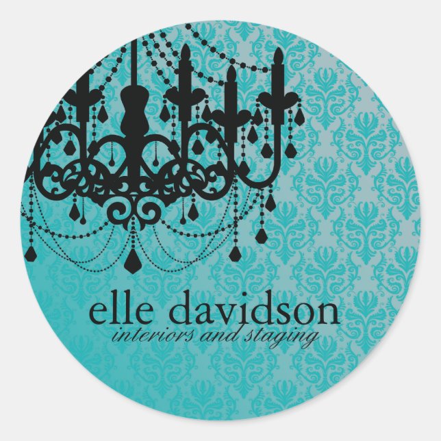Adesivo Redondo Chandelier Stickers (Frente)