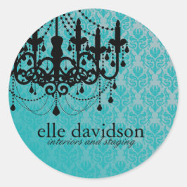 Adesivo Redondo Chandelier Stickers