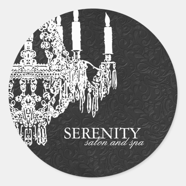 Adesivo Redondo Chandelier Stickers (Frente)