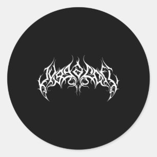 Adesivo Redondo Chant For Underground_ Juggalofi Tribal Tattoo
