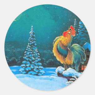 Adesivo Redondo chanticleer