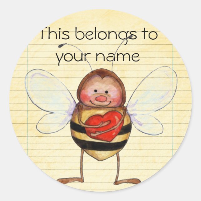 Adesivo Redondo Chapas do livro de nomes (Frente)