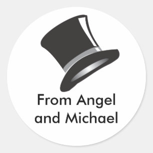 Adesivo Redondo Chapéu Superior