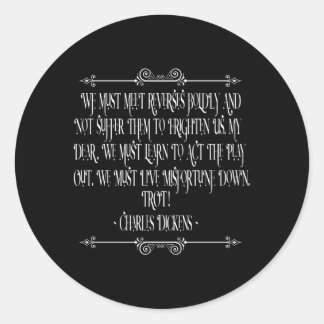 Adesivo Redondo Charles Dickens David Copperfield Book Motivationa