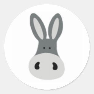 Adesivo Redondo Charlie Donkey