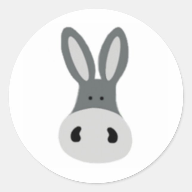 Adesivo Redondo Charlie Donkey (Frente)