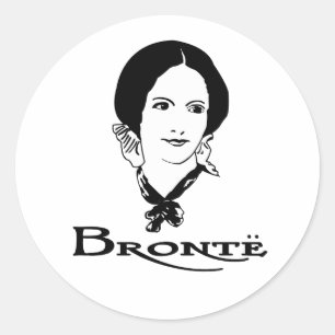 Adesivo Redondo Charlotte Bronte