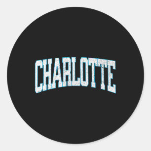 Adesivo Redondo Charlotte Futebol Vintage Cidade _1