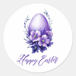 Adesivo Redondo Charming Easter Egg