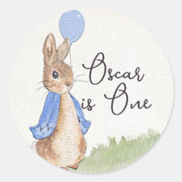 Adesivo Redondo Charmoso personalizado Peter Rabbit Stickers