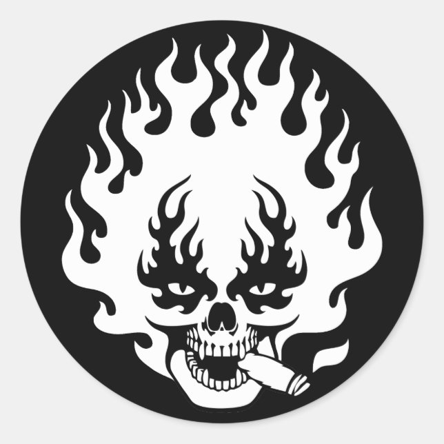 Adesivo Redondo charuto-chama-sk-DKT (Frente)