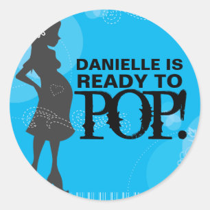 Adesivo Redondo Chás de fraldas