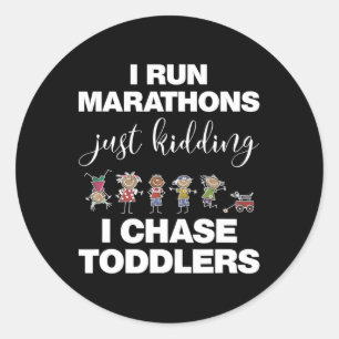 Adesivo Redondo Chase Toddlers para Professores Provedores de Cuid