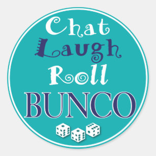 Adesivo Redondo chat,risada,roll - bunco