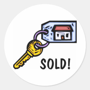 Adesivo Redondo Chave da casa
