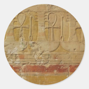 Adesivo Redondo Chave egípcia antiga da vida Ankh